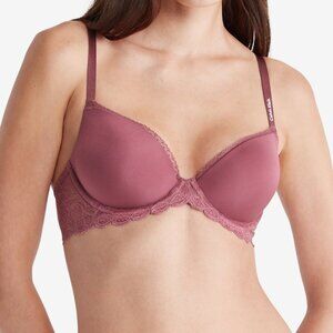 Calvin Klein Seductive Comfort Lace Demi Bra QF1444 - Crushed Berry